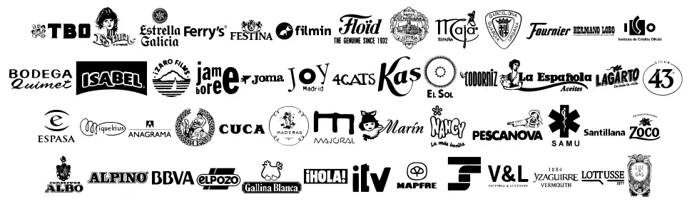 Made in Spain 4font specimens