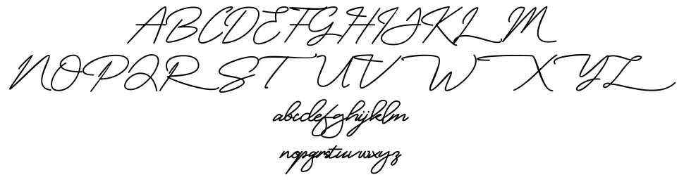 Mango Signfont specimens