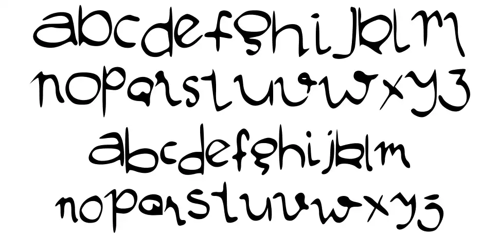 Manustypefont specimens
