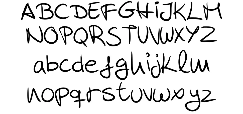 Mareta Handwrittingfont specimens