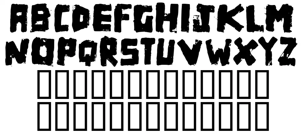 Matchboxfont specimens