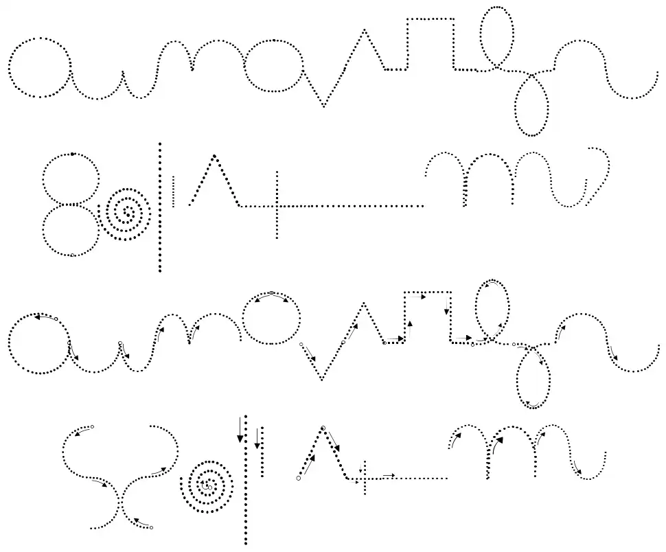 Maternellecolor Graphisme 2font specimens