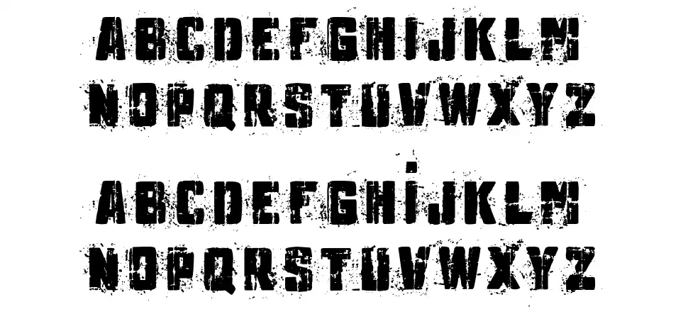 MB Undergroundfont specimens