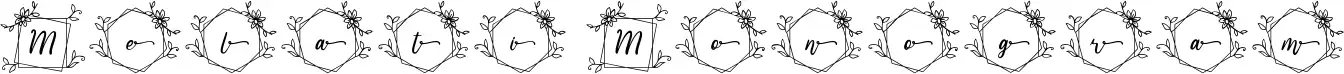 Melati Monogram