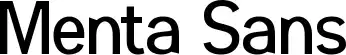 Menta Sans