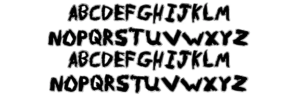 Metal Reasonfont specimens