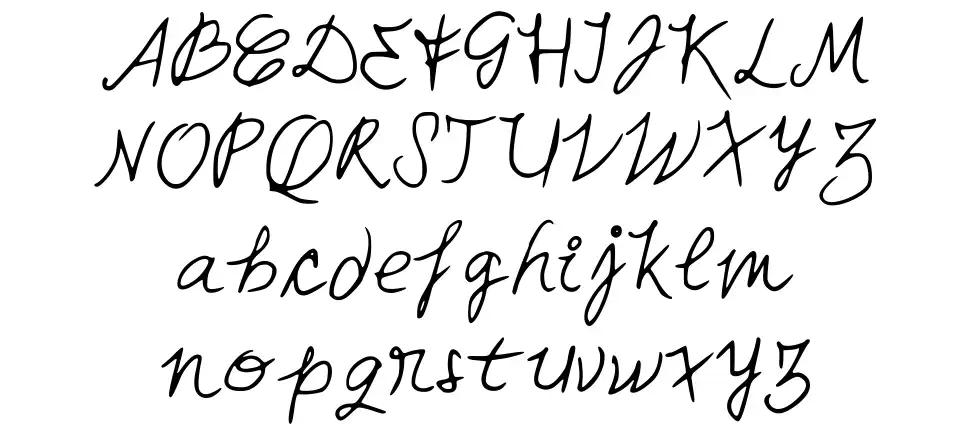 MiaHandfont specimens
