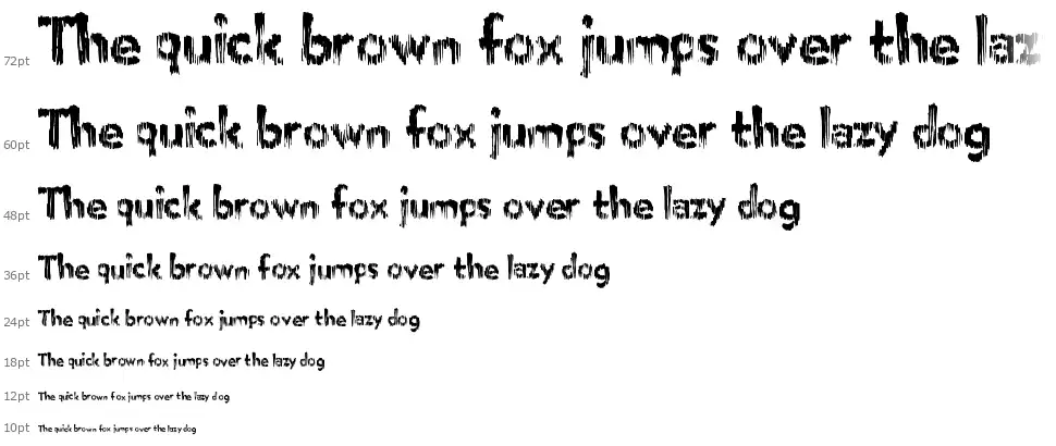 Micro Brewfont waterfall