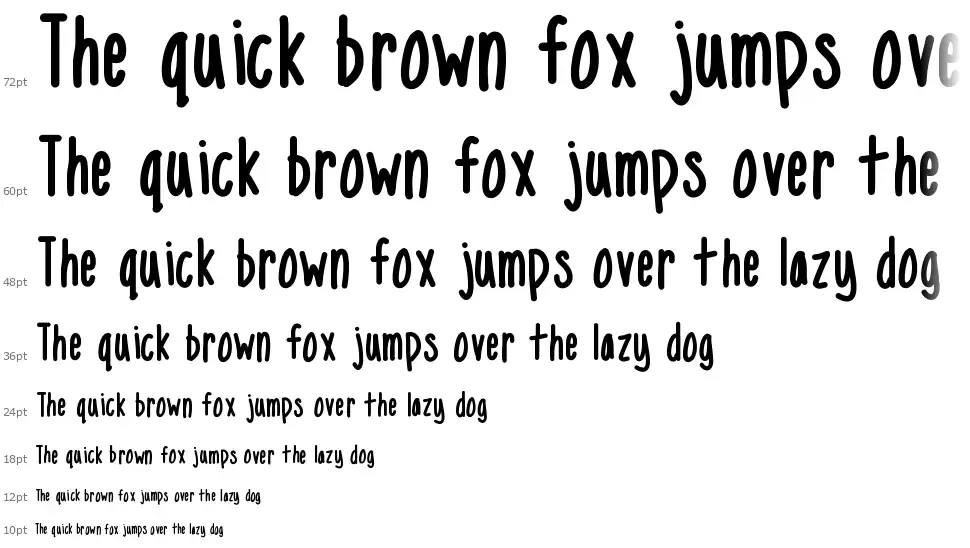 Mix Narrowfont waterfall