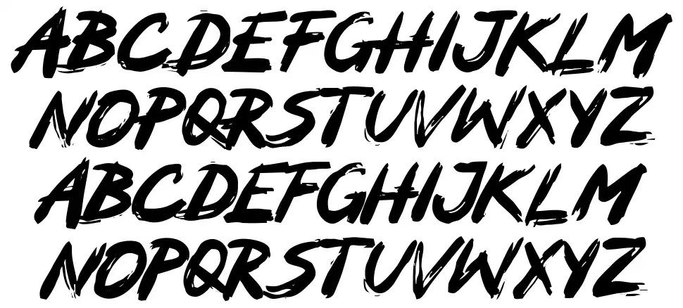 Mockerfont specimens