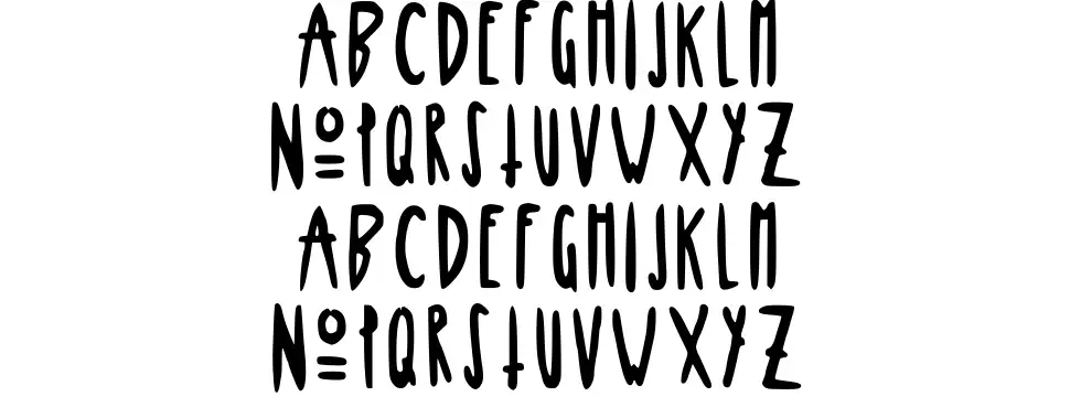 Moon Magickfont specimens