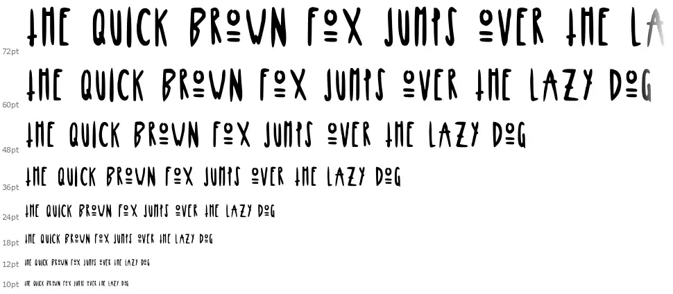 Moon Magickfont waterfall