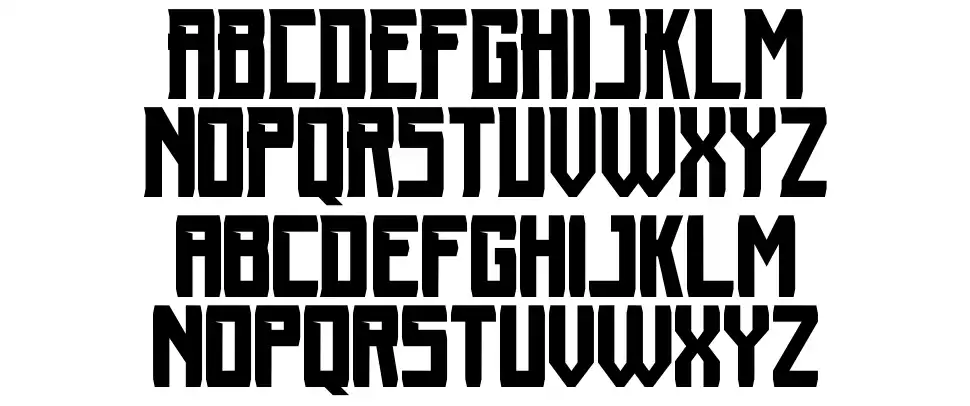 Moronickfont specimens