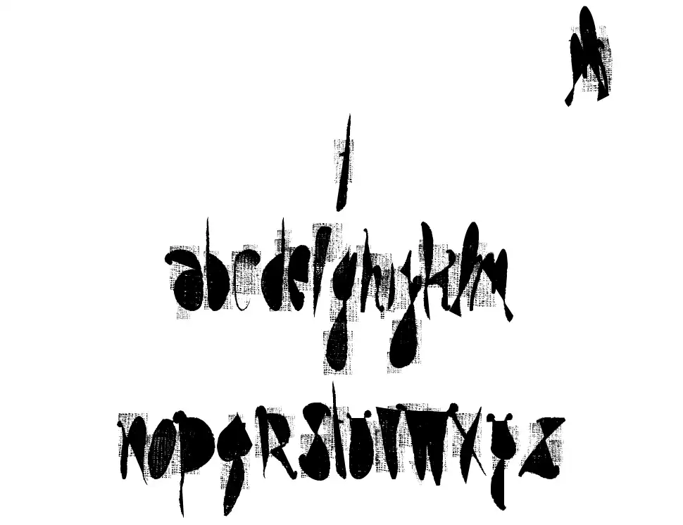 Moskito Screenfont specimens