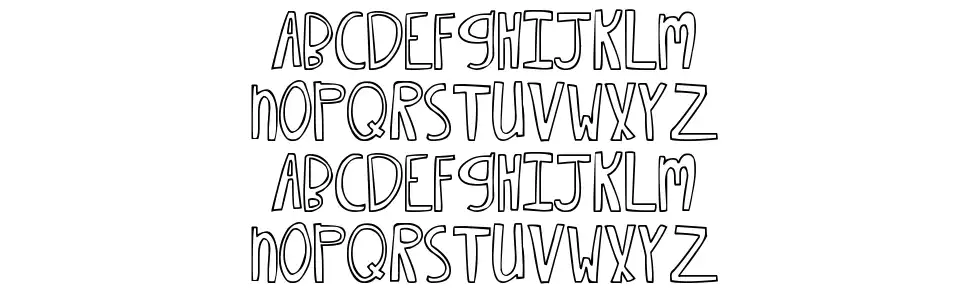 MTF Xoxo Vo.2font specimens
