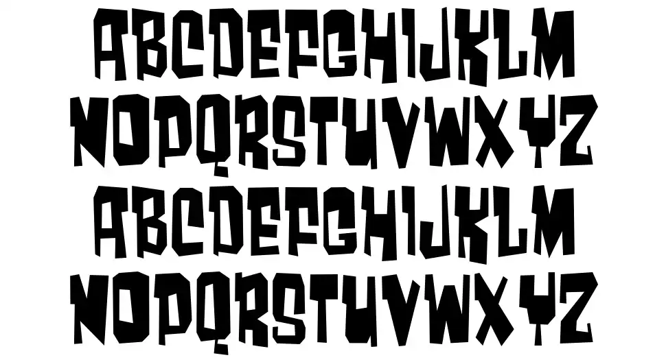 Much too loudfont specimens