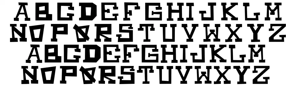 Mucho Powerfont specimens