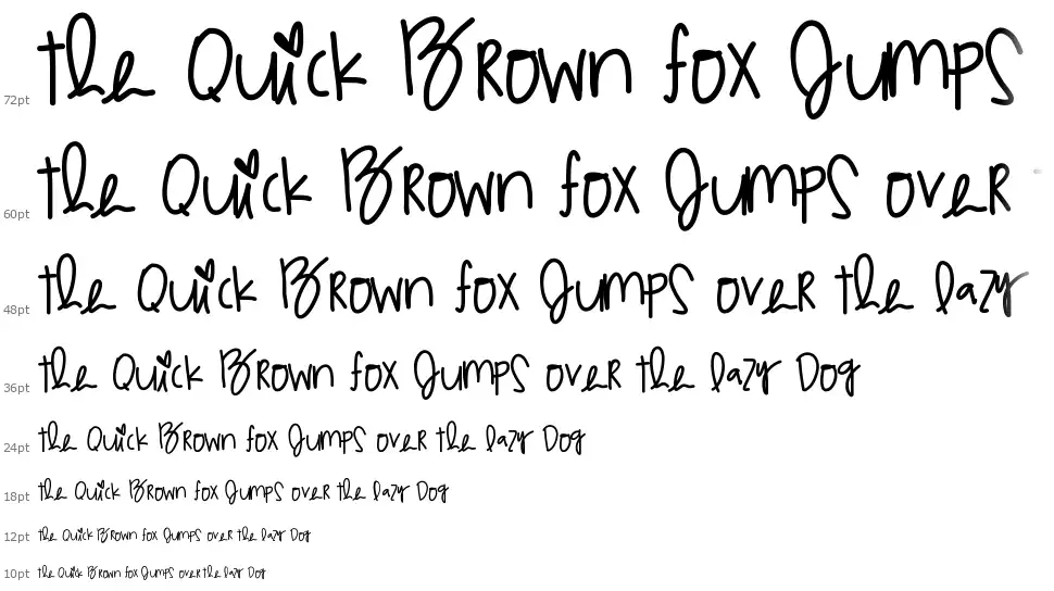 Multicolor Agilitysfont waterfall