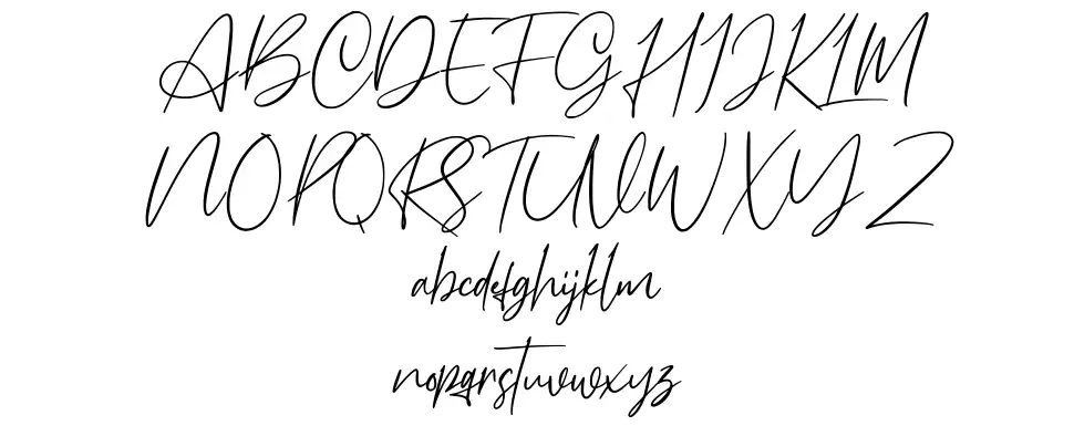 My Autumnfont specimens