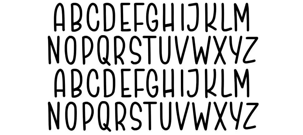 Nightjumpfont specimens