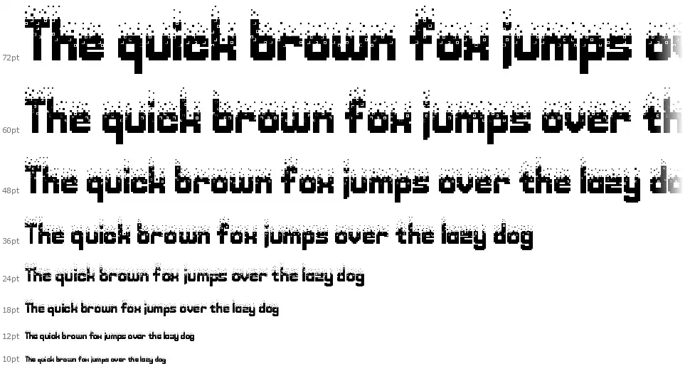 Nightmare Codehackfont waterfall