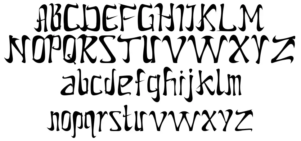 Nike 90font specimens