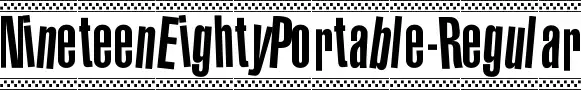NineteenEightyPortable-Regular