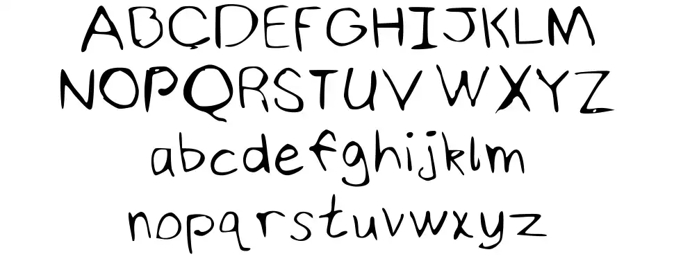 Ninjy's HandWritingfont specimens