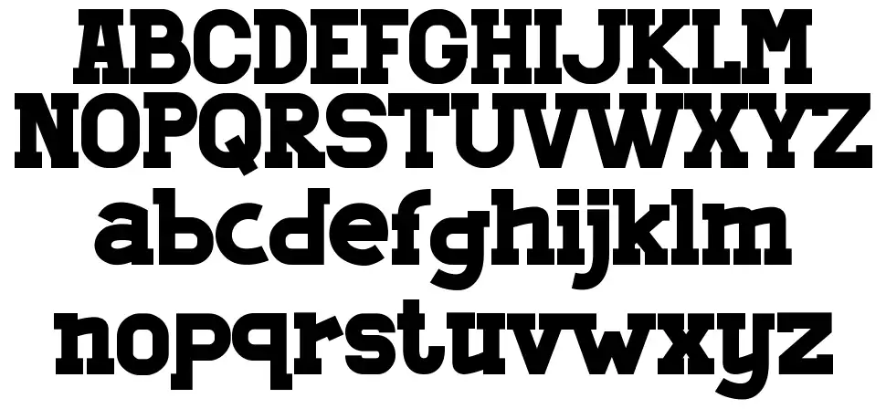 Nombockfont specimens