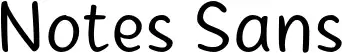 Notes Sans