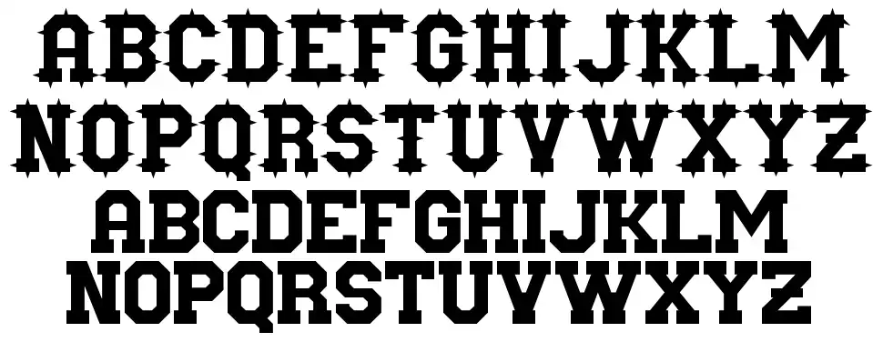 Nufflefont specimens