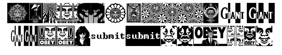 Obey Series 2font specimens