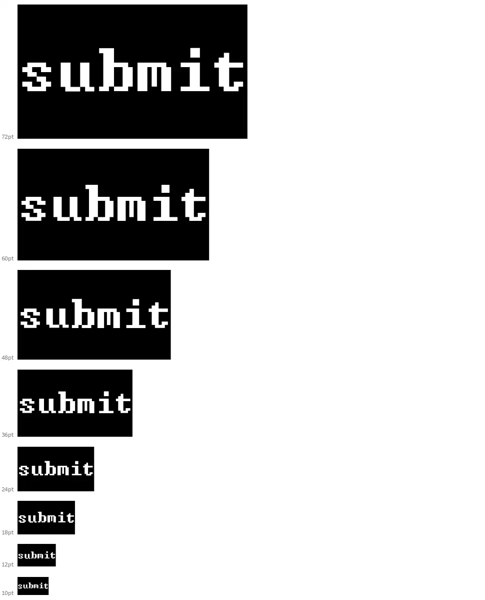 Obey Series 2font waterfall