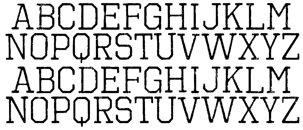 Octin Vintage Freefont specimens