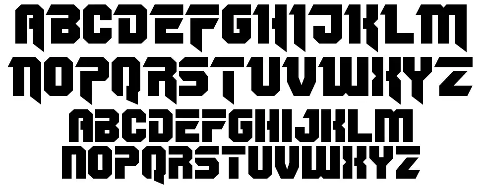 OmegaForcefont specimens