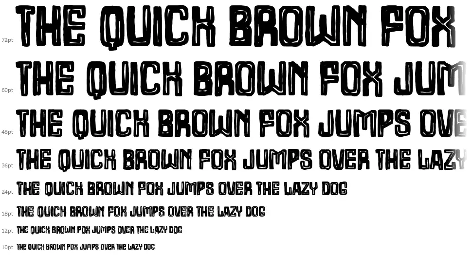 Orange Bunker 42font waterfall