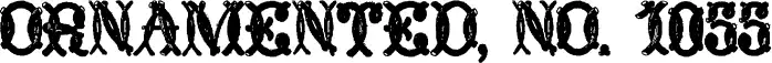Ornamented, No. 1055