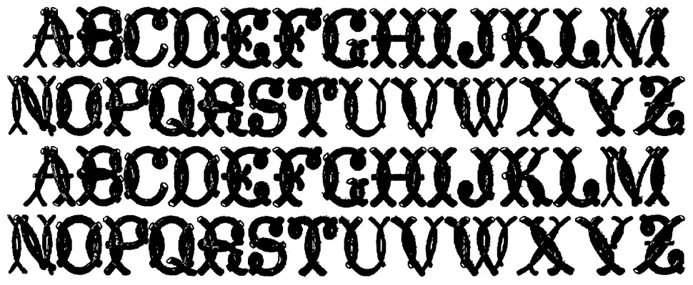 Ornamented, No. 1055font specimens