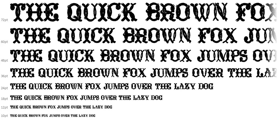 Ornamented, No. 1055font waterfall