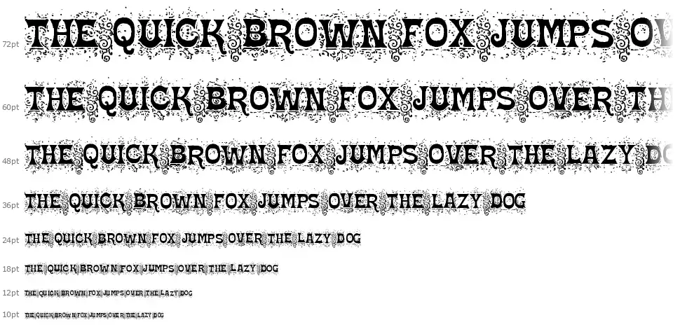 Ornamented, No. 1074 Waterfall Ornamented, No. 1074font waterfall