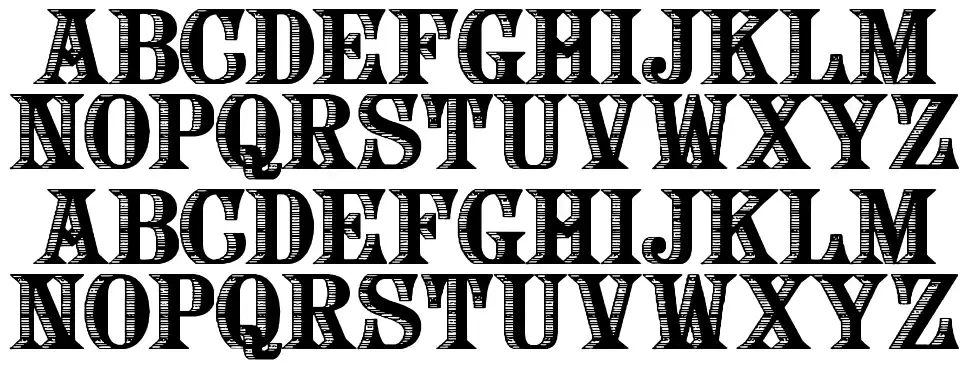 Ornamented, No. 1077font specimens