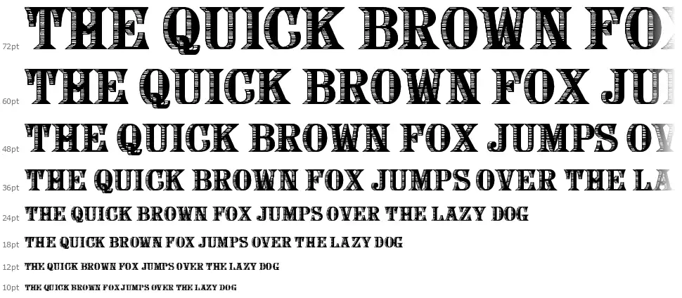 Ornamented, No. 1077font waterfall