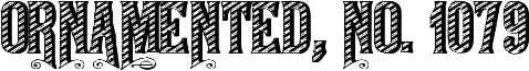 Ornamented, No. 1079