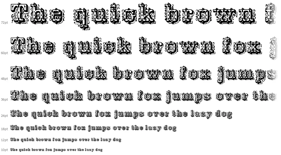 Ornamented, No. 43 Cascada Ornamented, No. 43font waterfall