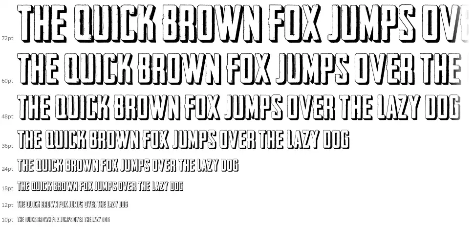 Outliner No.45font waterfall