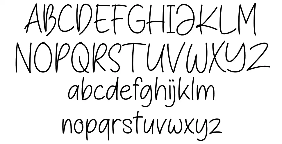 Pen Storyfont specimens