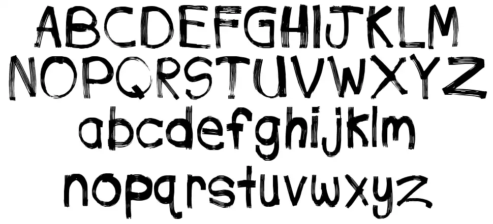 Phone Streakfont specimens