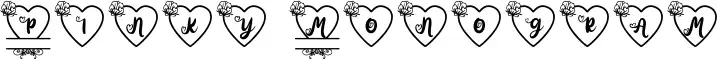 Pinky Monogram