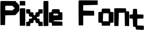 Pixle Font