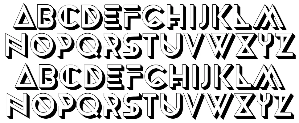 Placedfont specimens